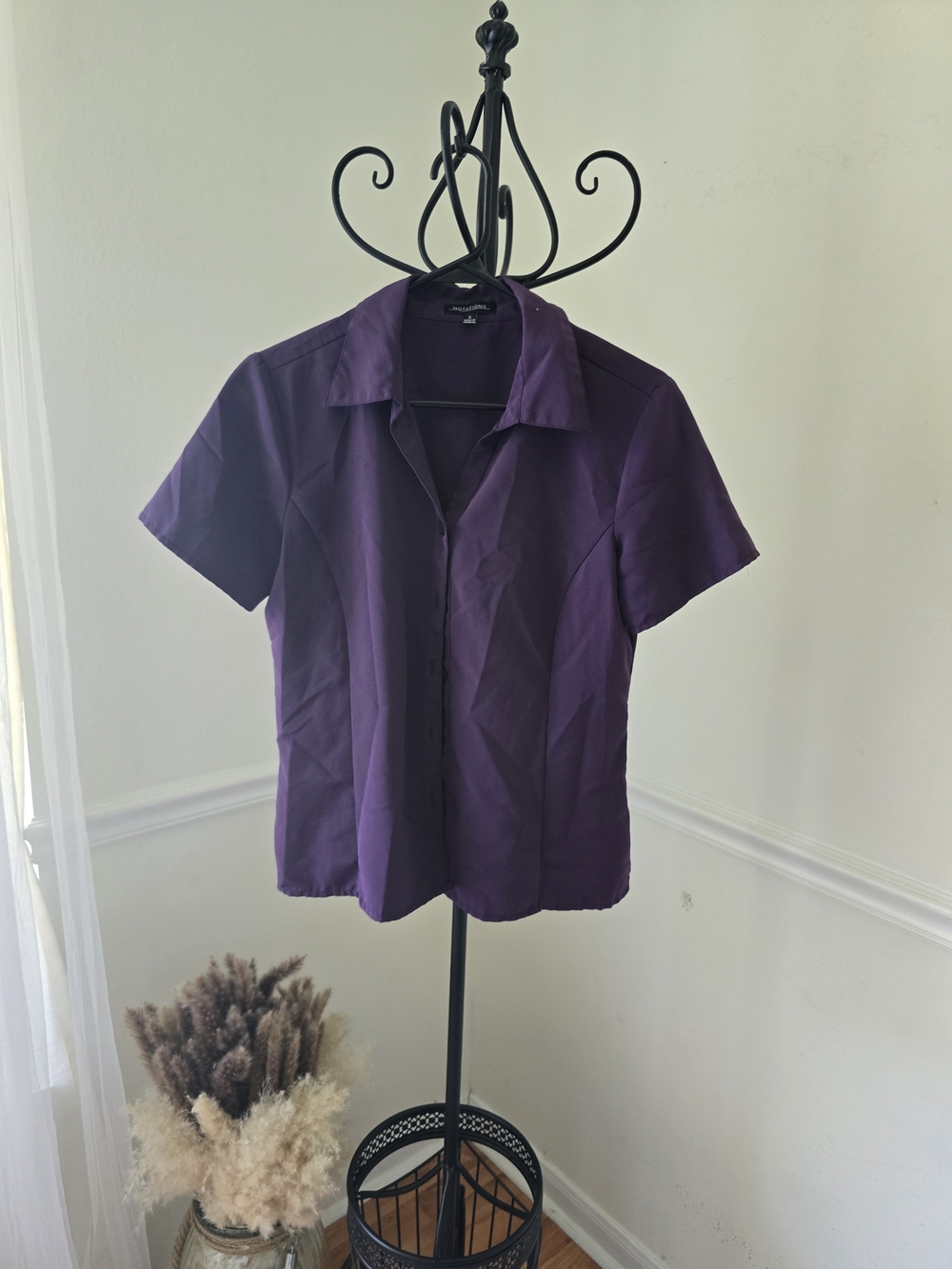 Notations Purple Blouse